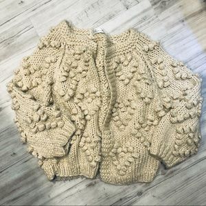 Chunky knit cardigan